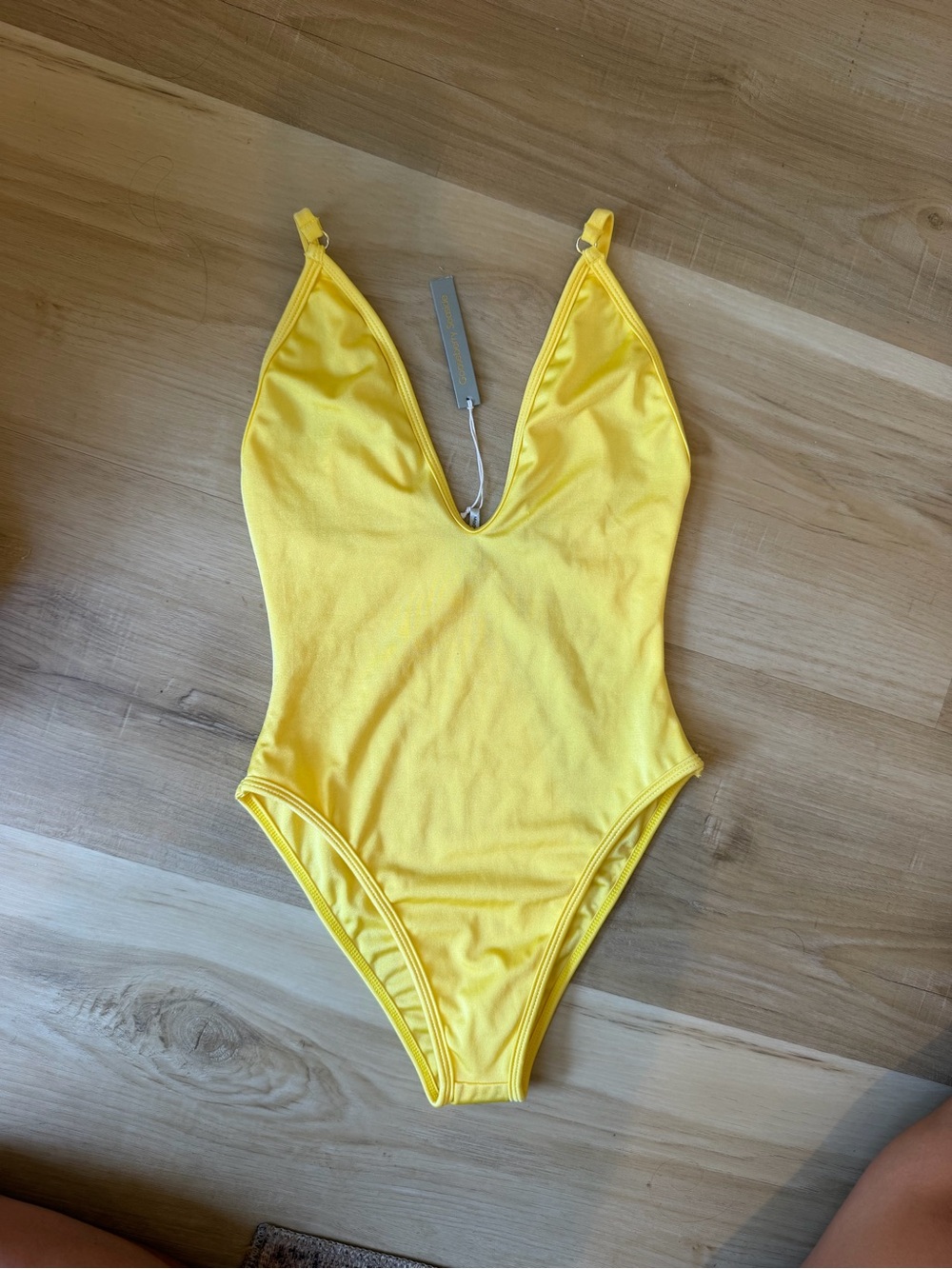 Gooseberry so chic one piece swimsuit in Lemonade. New with tags! Size small